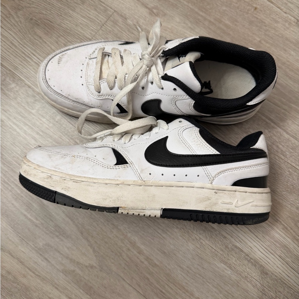 Nike Vision Pros White and Black Sneakers